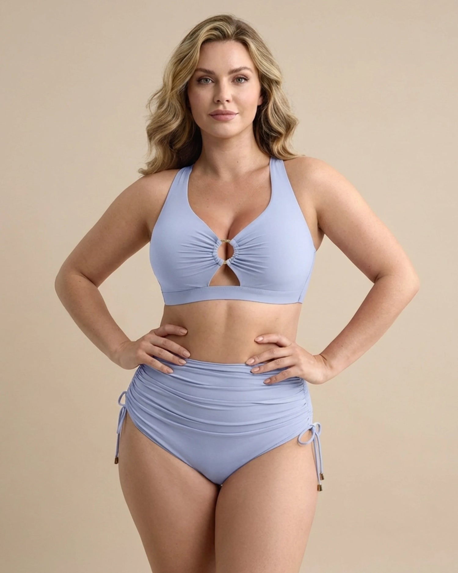 Corrigerende bikini — LumaShape Bikini Set met high waist broekje dat de taille vormt