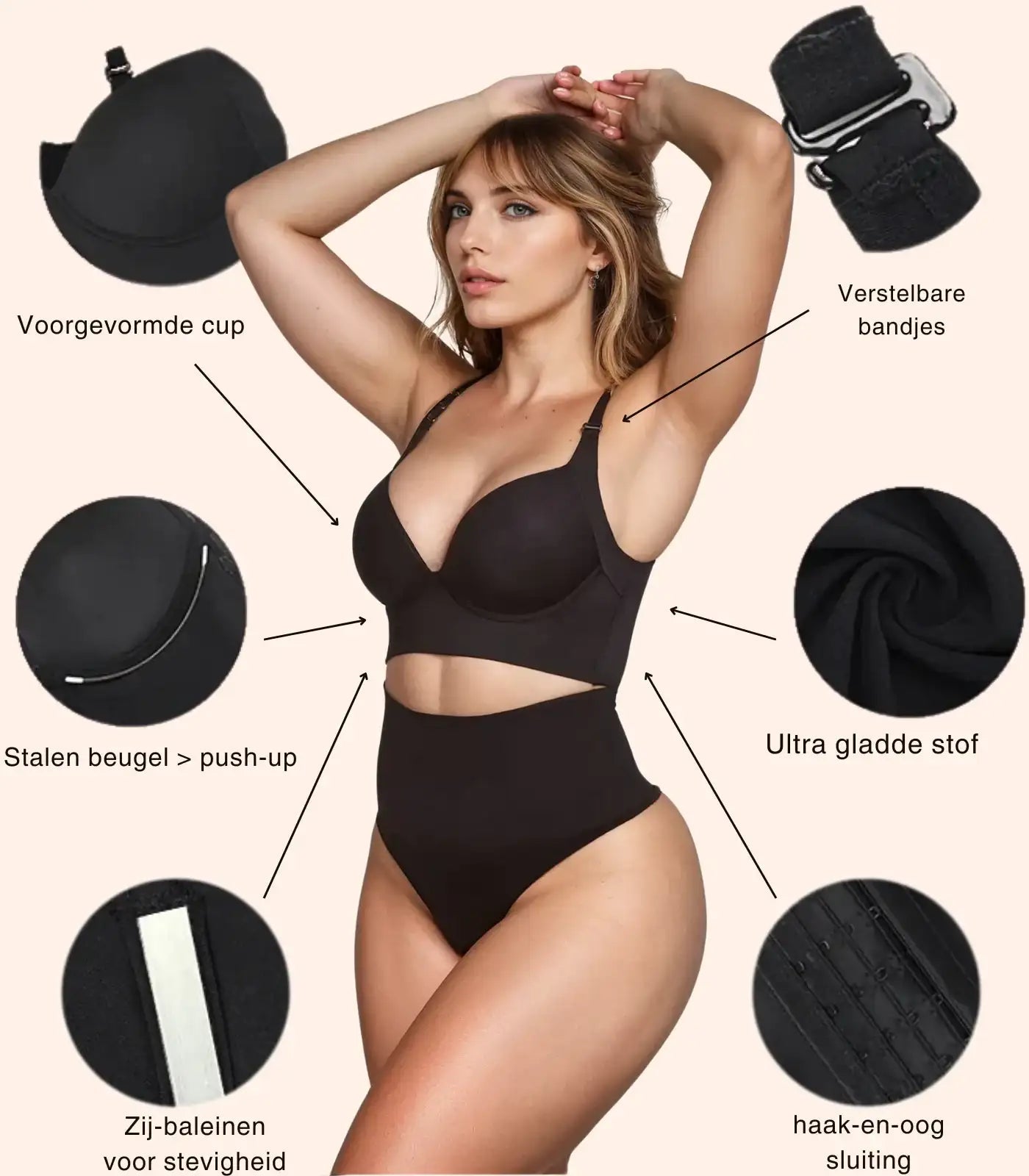 VitaSculpt Push - Up BH - Novyre